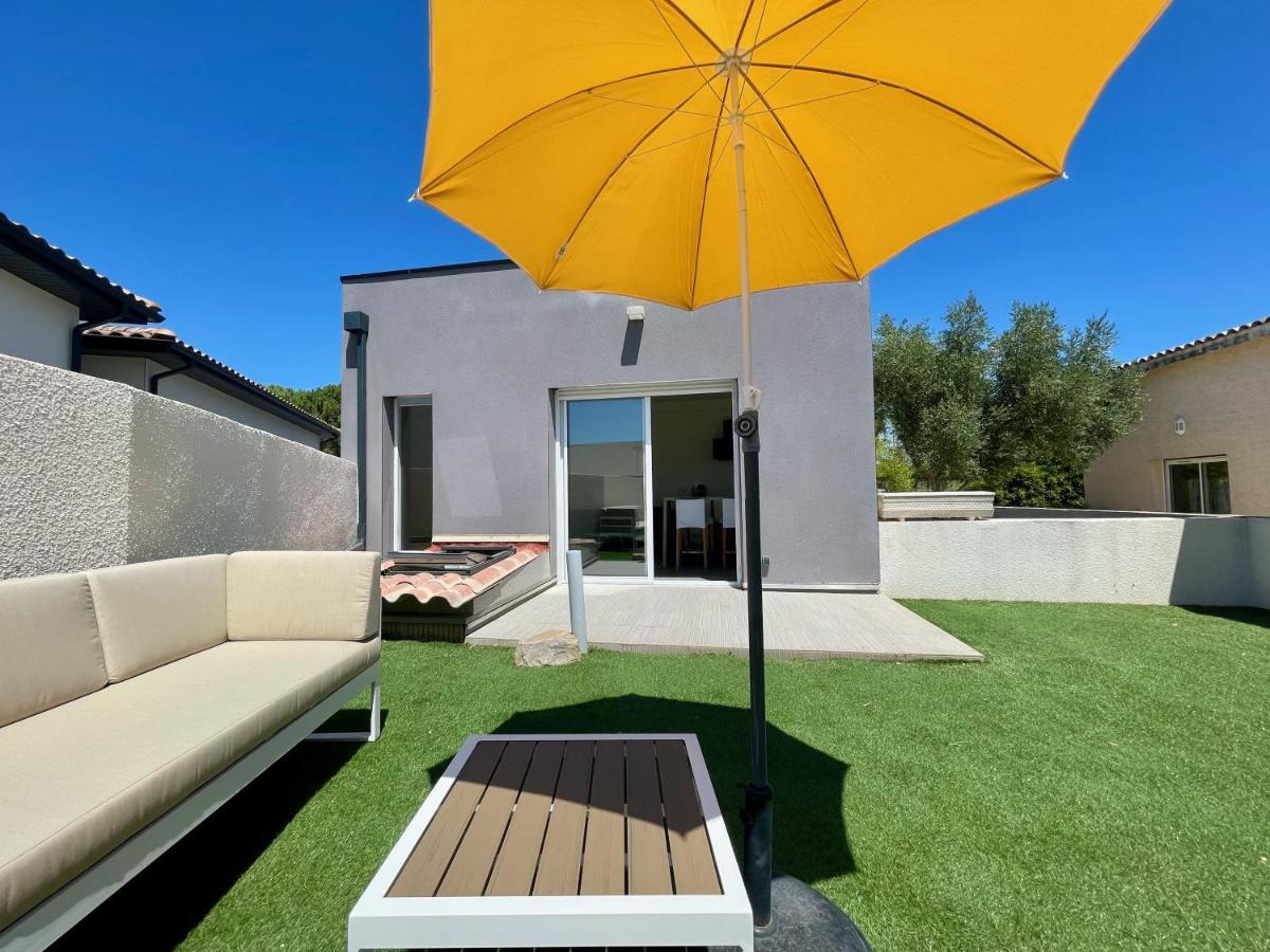 Appartement Souplex Jardin Proche Autoroute, Plages Et Attractions, Wifi - Tv, Calme Bessan Exterior photo